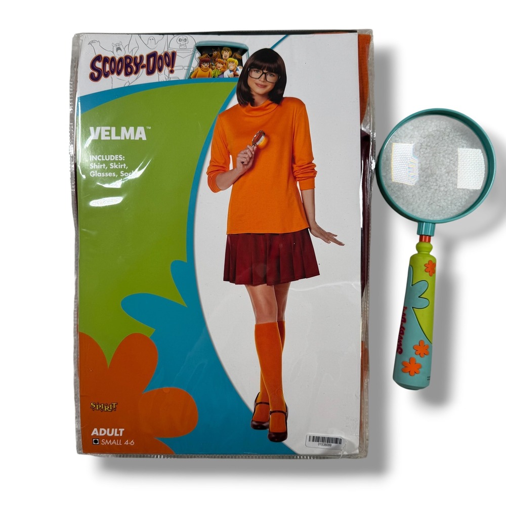 Spirit Halloween Scooby-Doo Velma Costume Set Women's Size Small 4-6